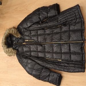 NWT Liz Claiborne 3X Hooded Winter Coat Water Resistant